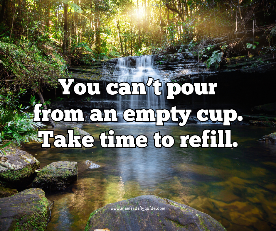 you cant pour from an empty cup